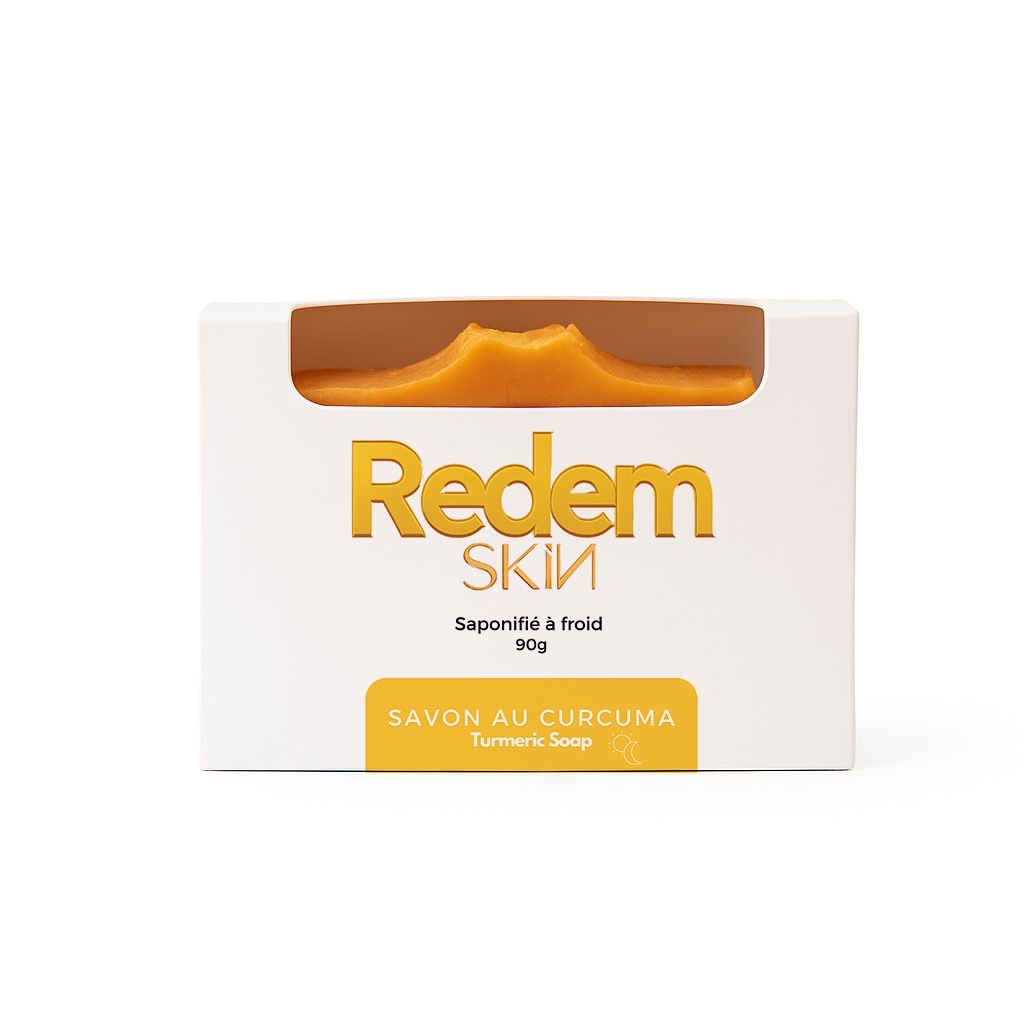 Savon au curcuma redem skin