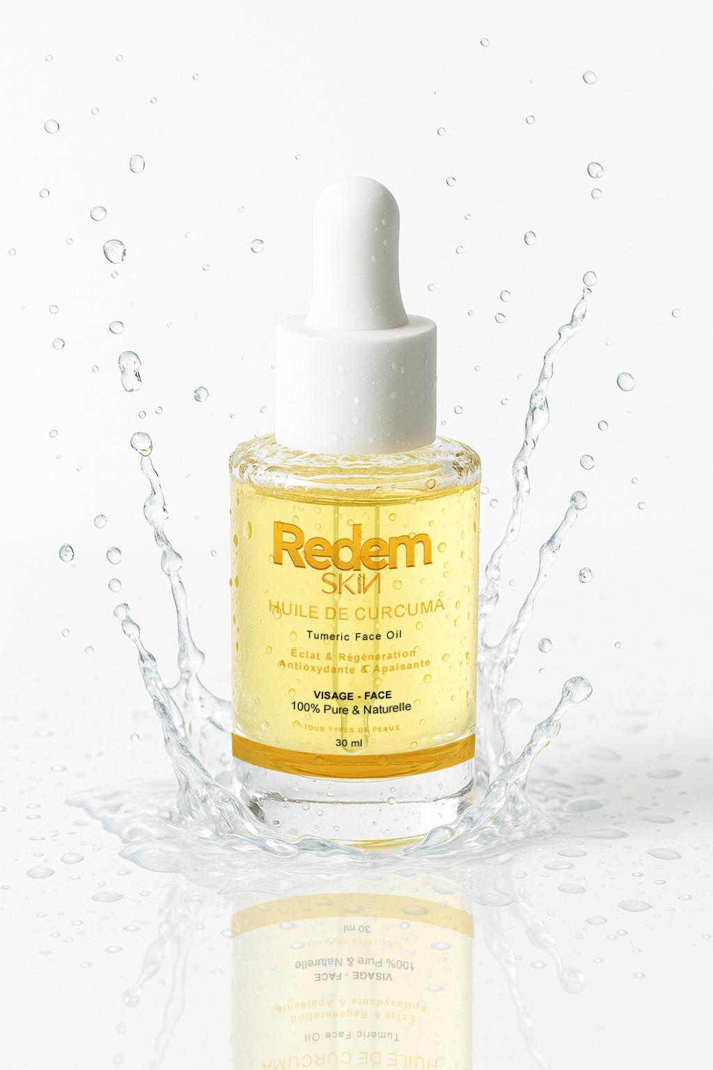 Flacon huile de Curcuma - Redemskin